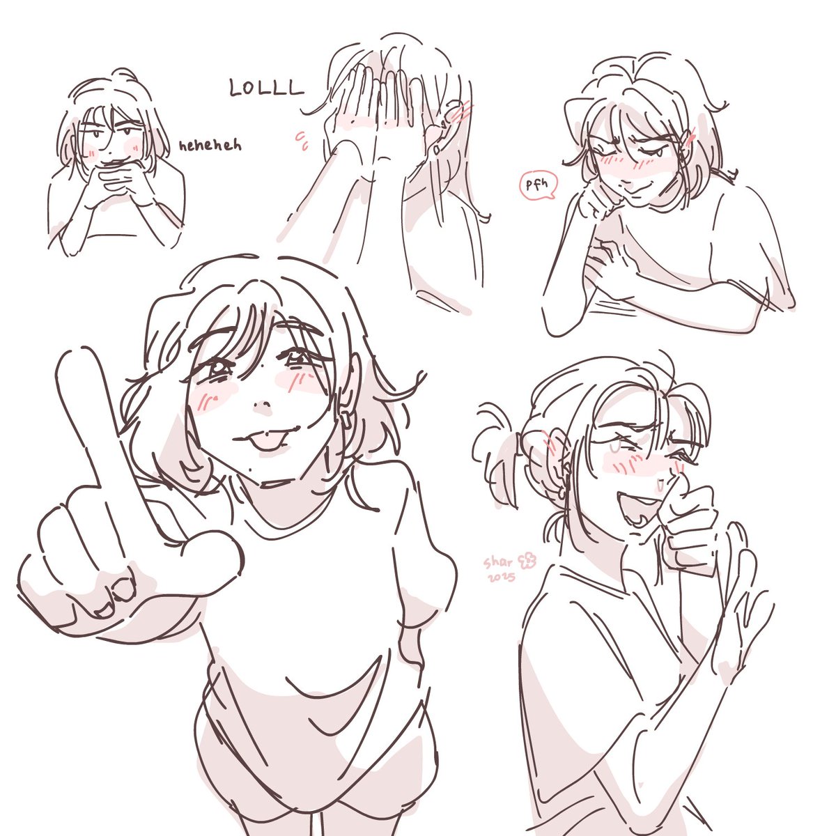 warm up doodles! heheheheh haha lol lmao hohooho