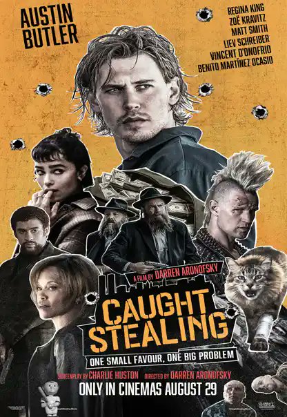 Great to see a modern thriller stick to the basics &amp; entertain without having to resort to gimmicks. Good writing, fun characters, 90s setting &amp; a cat that likes to bite. Well worth checking out.  #CaughtStealing