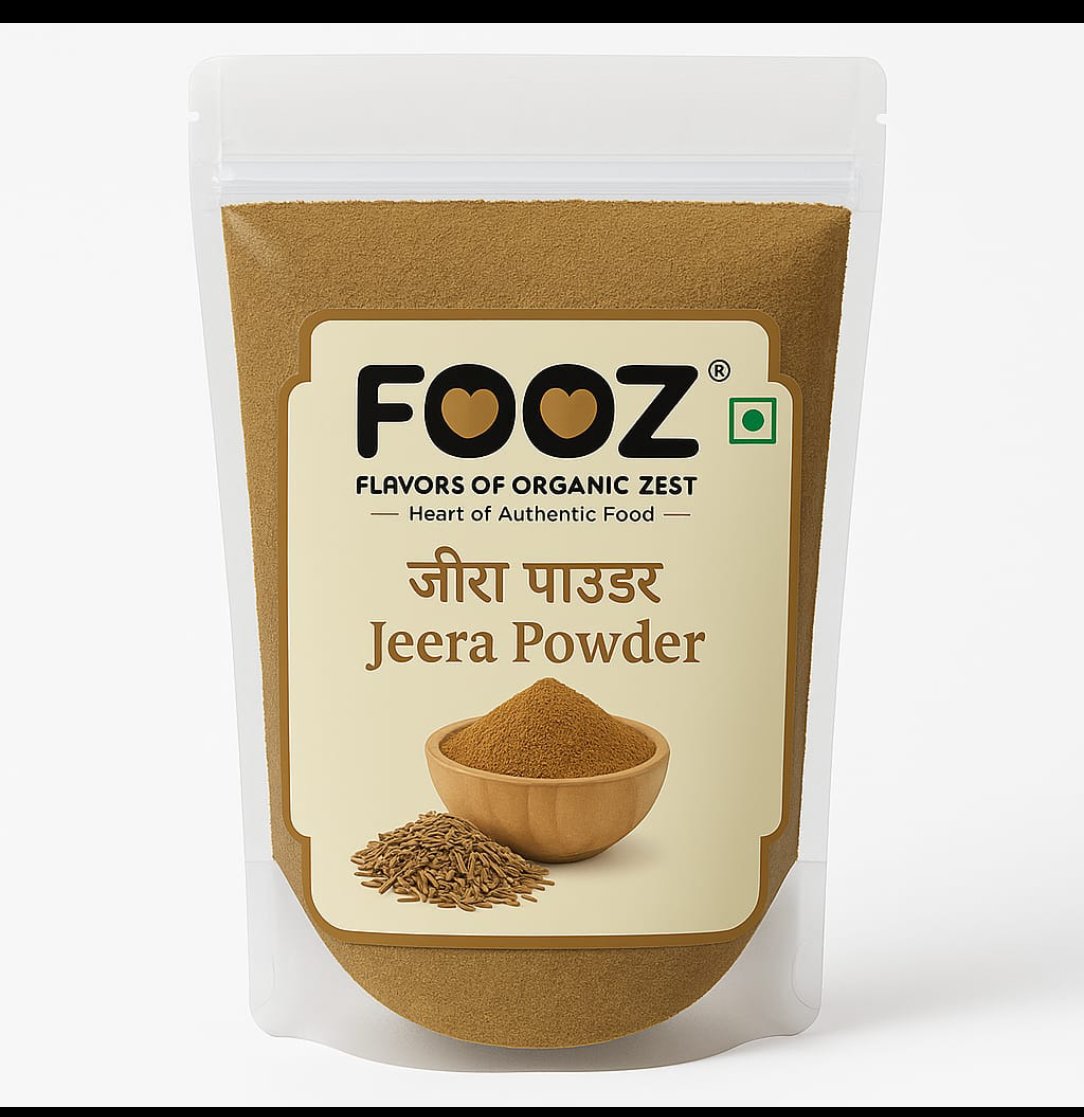 foozfoods's tweet image. Elevate every dish with FOOZ Jeera Powder – pure, authentic, and packed with flavor. 🌿✨ Trusted quality, certified excellence. Taste the difference with FOOZ – Flavors of Organic Zest. #FOOZ #AuthenticSpices #JeeraPowder #foozfood #foozspices