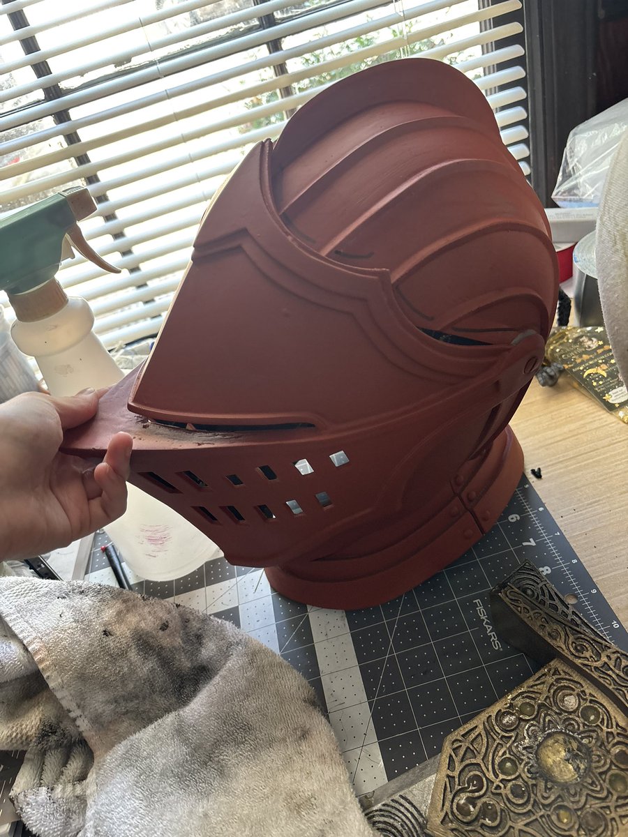 sixth elite knight helmet to grace my studio