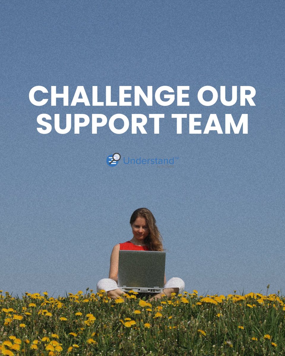 CodeUnderstand's tweet image. Our support team is ready to answer your toughest questions about #Understand!
Whether you have a tricky bug, a complex project question, or just want to know how to get the most out of our software, we're here to help.
Contact us at support@scitools.com
