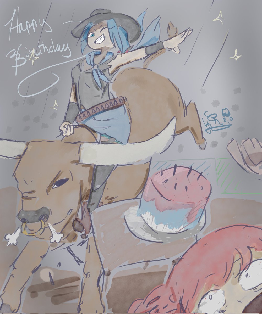 Happy belated birthday (⁠´⁠-⁠﹏⁠-⁠`⁠；⁠)