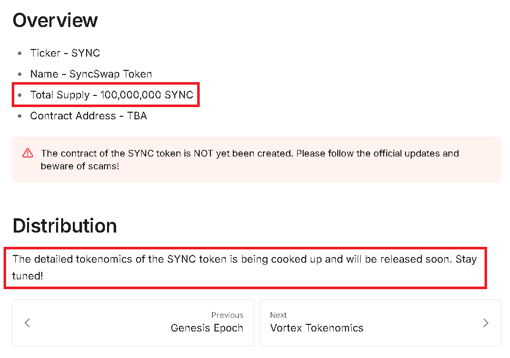 kastrosan's tweet photo. Fun fact: @syncswap was supposed to TGE after ZKsync TGE.

Fun fact 2: $SYNC's token website has been live over a year ago and they stated: ”The detailed tokenomics of the SYNC token is being cooked up and will be released soon. Stay tuned!“

No TGE news from the team since then. https://t.co/XcV11RqPzk