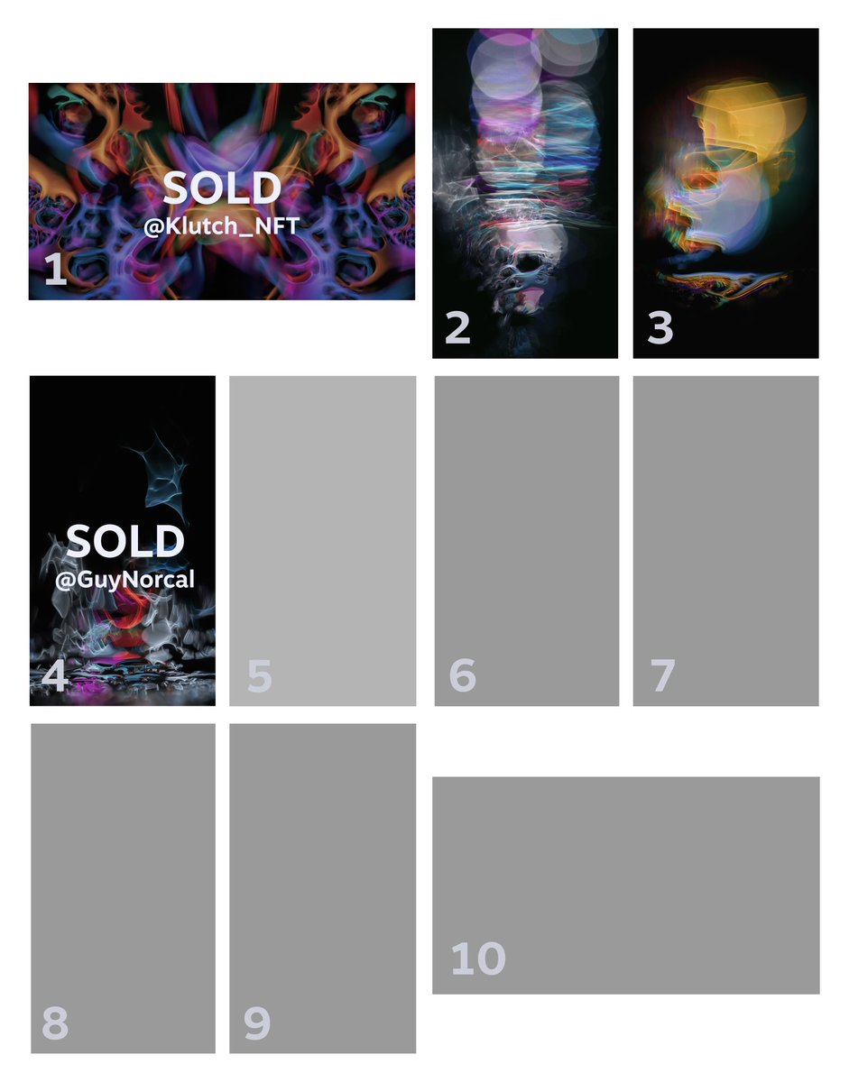 I don’t usually ask for shares, but if my work resonates with you, a retweet would go a long way in helping Abstract Anomalies 2.0 reach new eyes.

The first four pieces come with a complimentary signed fine art print (see 🧵 for examples collectors already received). #5 unlocks