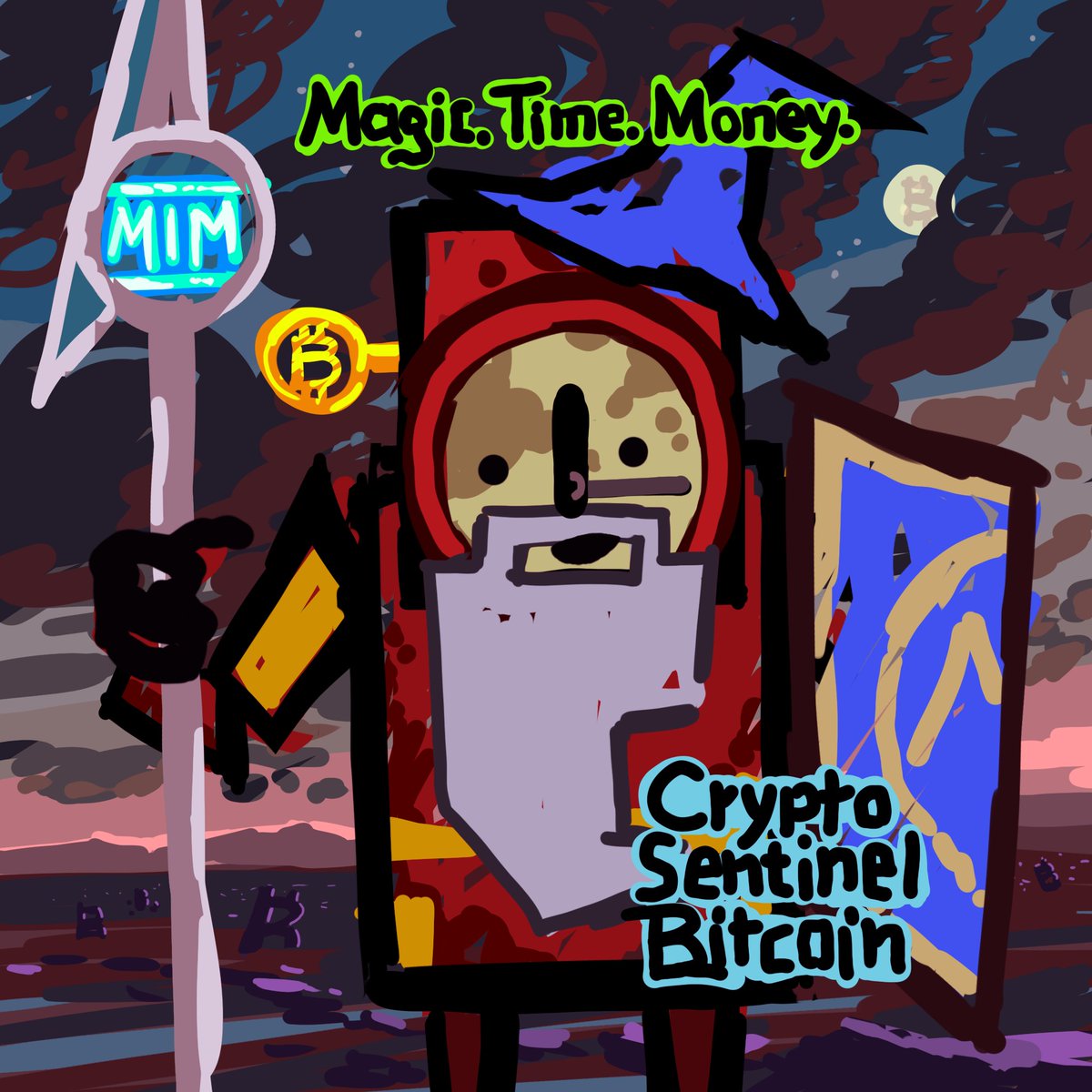 ⏳🛡️ THE BITCOIN TIMEKEEPER ⚡

The Crypto Sentinel of Bitcoin — a timeless guardian,
standing watch where magic meets money.

Time is the true key to fortune. ⏳💰
Do you trust the magic… or the time?

#Kenobivann #MagicInternetMoney #MIM