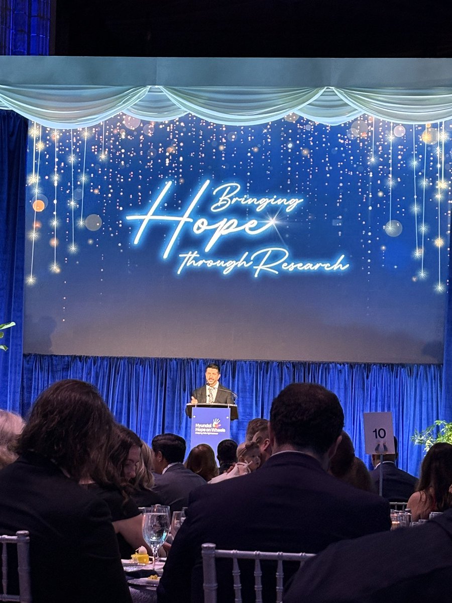 Such an amazing <a href="/hopeonwheels/">Hope On Wheels</a> gala supporting cancer research!! The funding they provide is invaluable, and we are truly grateful for this most recent award supporting work in our lab! <a href="/YalePediatrics/">Yale Pediatrics</a> <a href="/YaleCancer/">Yale Cancer Center</a>