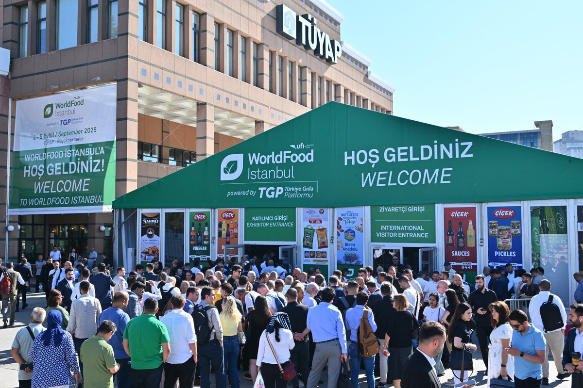 Servetozkaya33's tweet photo. 📌 Worldfood | İstanbul
Türkiye’nin en büyük gıda fuarı #WorldFoodIstanbul bu yıl 33. kez düzenleniyor
Yabancı firmaların Türk gıda sektörünü keşfetmesi açısndan büyük fırsat
155 ülkeden katılımcı ile Türk gıda sektörü için her biri yeni iş, yeni bağlantı, yeni fırsat demek https://t.co/CXRVDQUMZQ