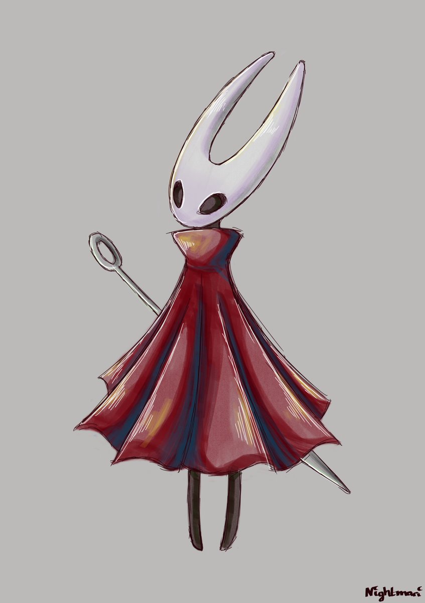 ok i lied one more hornet doodle to celebrate the release of silksong