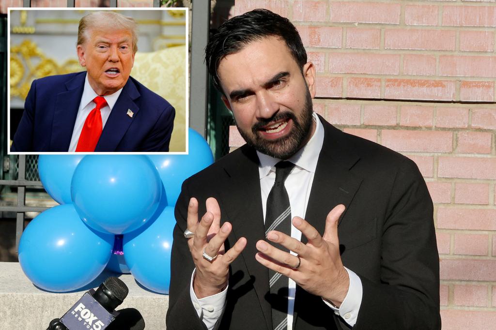 nypost's tweet image. Zohran Mamdani challenges President Trump to public debate: ‘Let’s cut out the middle man’ trib.al/bz2yBFf