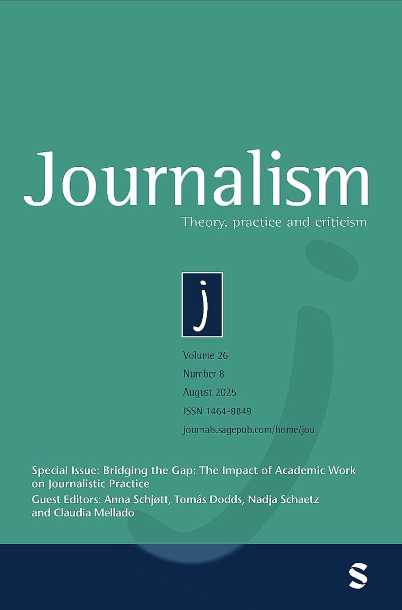 ✒️ Νέα δημοσίευση συλλογικού ερευνητικού άρθρου στο Sage Journals με τίτλο

"Concurrently fading away and strengthening: A cross-country comparison of foreign and local news beats" 

στο οποίο συμμετέχει ο Αναπληρωτής Καθηγητής Παντελής Βατικιώτης. 

⬇️🔗 journals.sagepub.com/doi/10.1177/14…