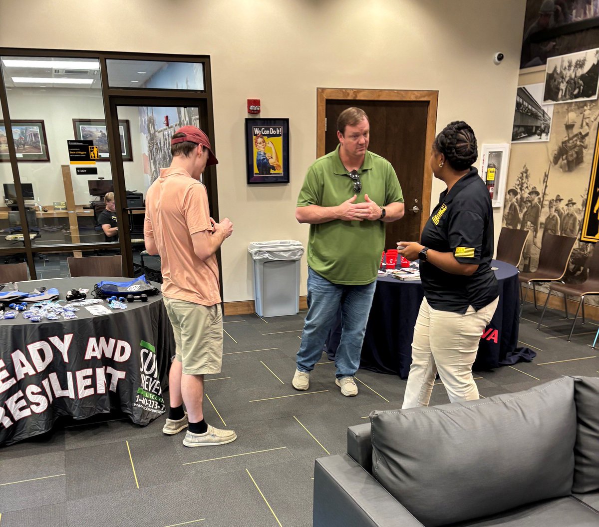 I want to thank everyone that turned out to make our Individual Health Resource Fair a success! Many thanks to our sponsor, Bob Woodruff Foundation and our health vendors and attendees alike.