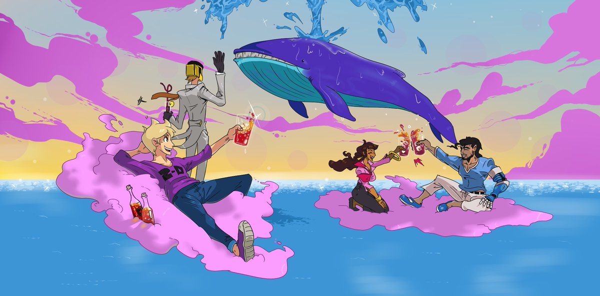 Fire Escape in The Sea