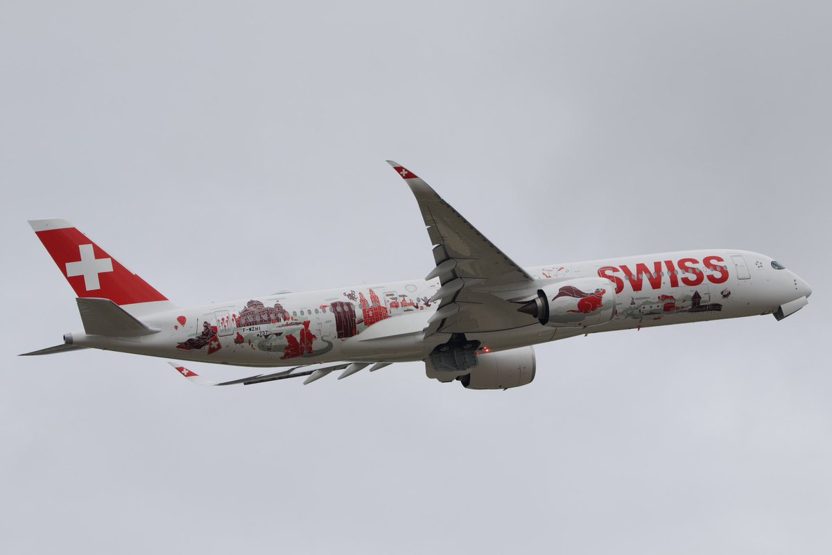 wingsview_tls's tweet photo. 2nd test flight of the first #SWISS Wonderlust Airbus A350-900 named #Lousanne 
#avgeek #planespotting #planespotter #toulouse #airbus https://t.co/oagg5aQtZg