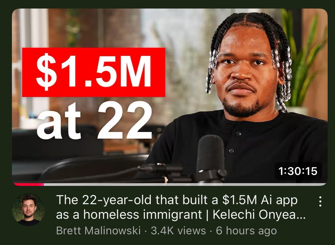 kelechisp's tweet photo. broke down how I solo-built $1.5M in AI apps by 22. tons of value here https://t.co/xXKftaZUs8