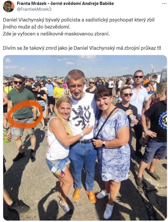 nezvany_host's tweet photo. Neuvěřitelný, kým se Babiš obklopuje. Servilními posluhovači a naprostými psychopaty. 🧐 https://t.co/eKVy2JAUkD