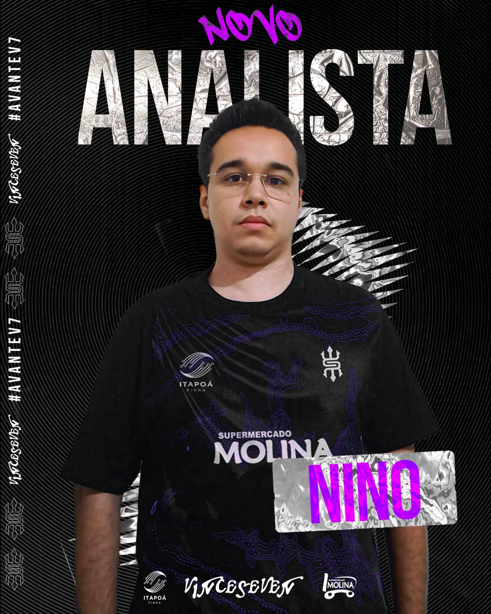 Estamos muito felizes em apresentar a nossa mais nova peça fundamental: nosso novo analista 🔎

Seja bem-vindo a família, <a href="/Nlno_R6/">Nino</a>! Estamos dando mais um passo, em busca do que é nosso 🏆

#AVANTEV7