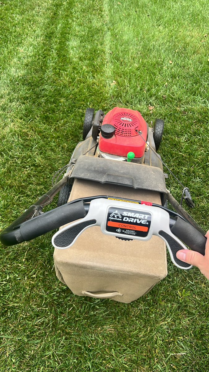 Touch grass 
Or mow 
Choice is yours