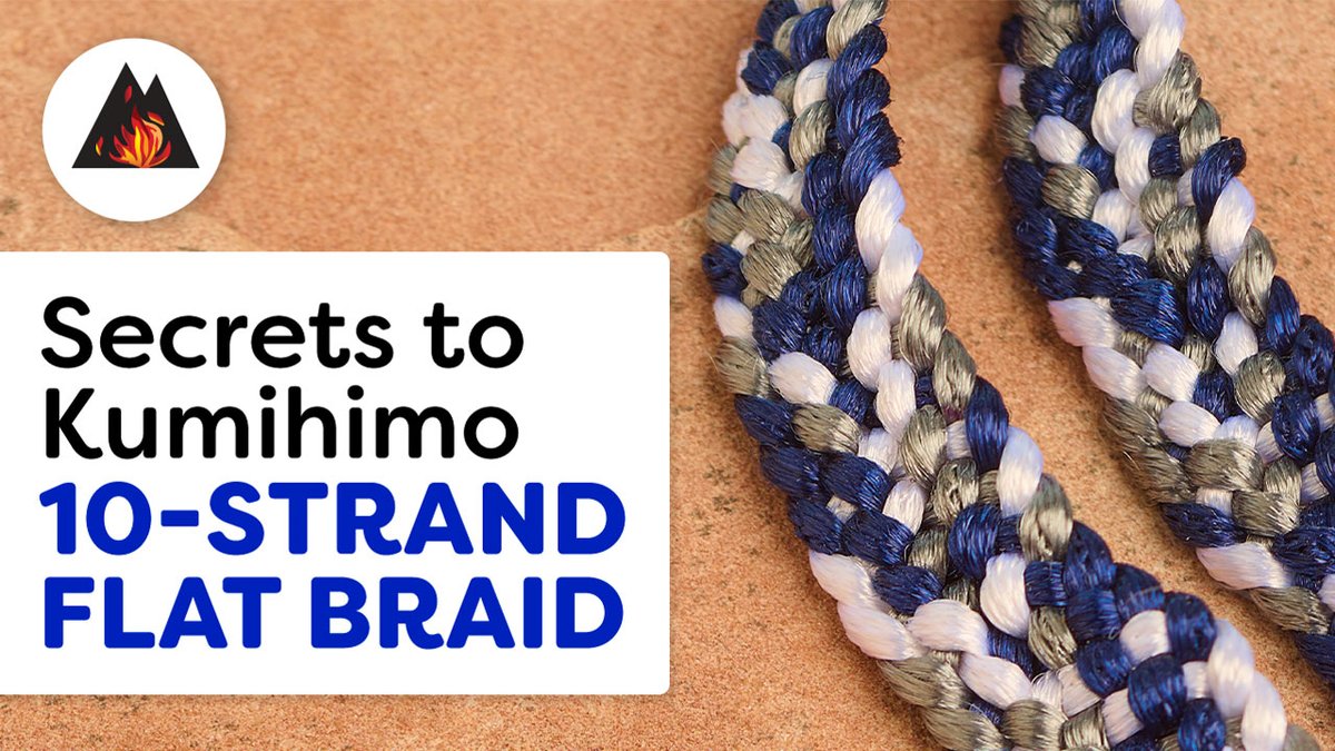 New video alert! Unlock the secrets to creating a 10-strand flat kumihimo braid in this step-by-step tutorial. Perfect for both beginners and expert braiders, this video guides you through the process of crafting flat, elegant braids.
youtu.be/jL6TPj9eE5c