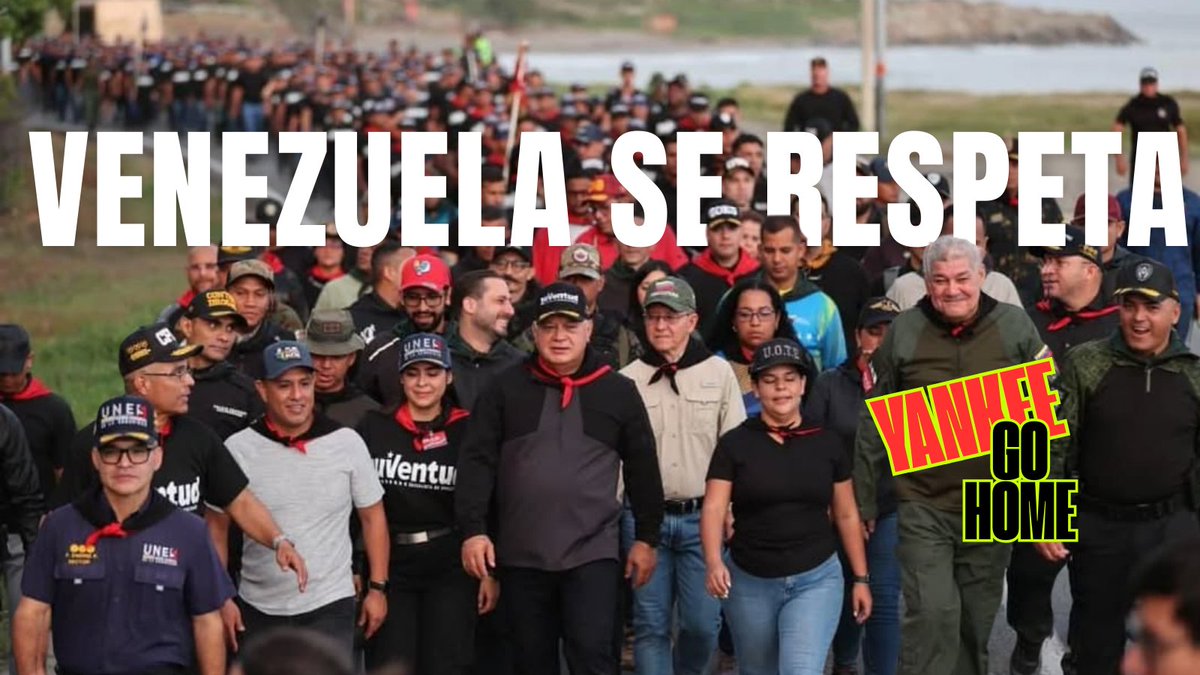 América Latina no es patio trasero de nadie. Somos pueblos libres. #YANKEESGOHOME 🌎 #NoALaInjerencia