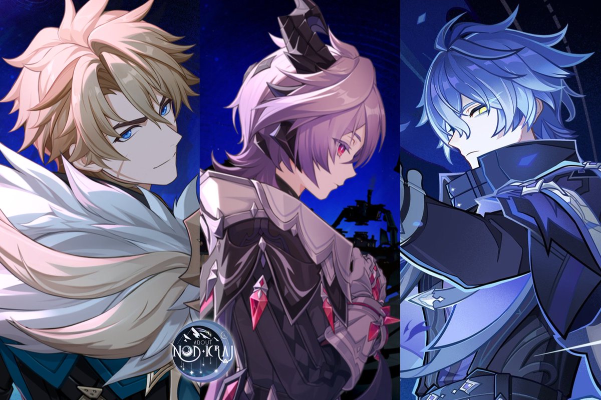 AboutSnezhnaya's tweet photo. Who's your favorite male character from Nodkrai cast?

#Nodkrai #GenshinImpact https://t.co/pUmpda64iT