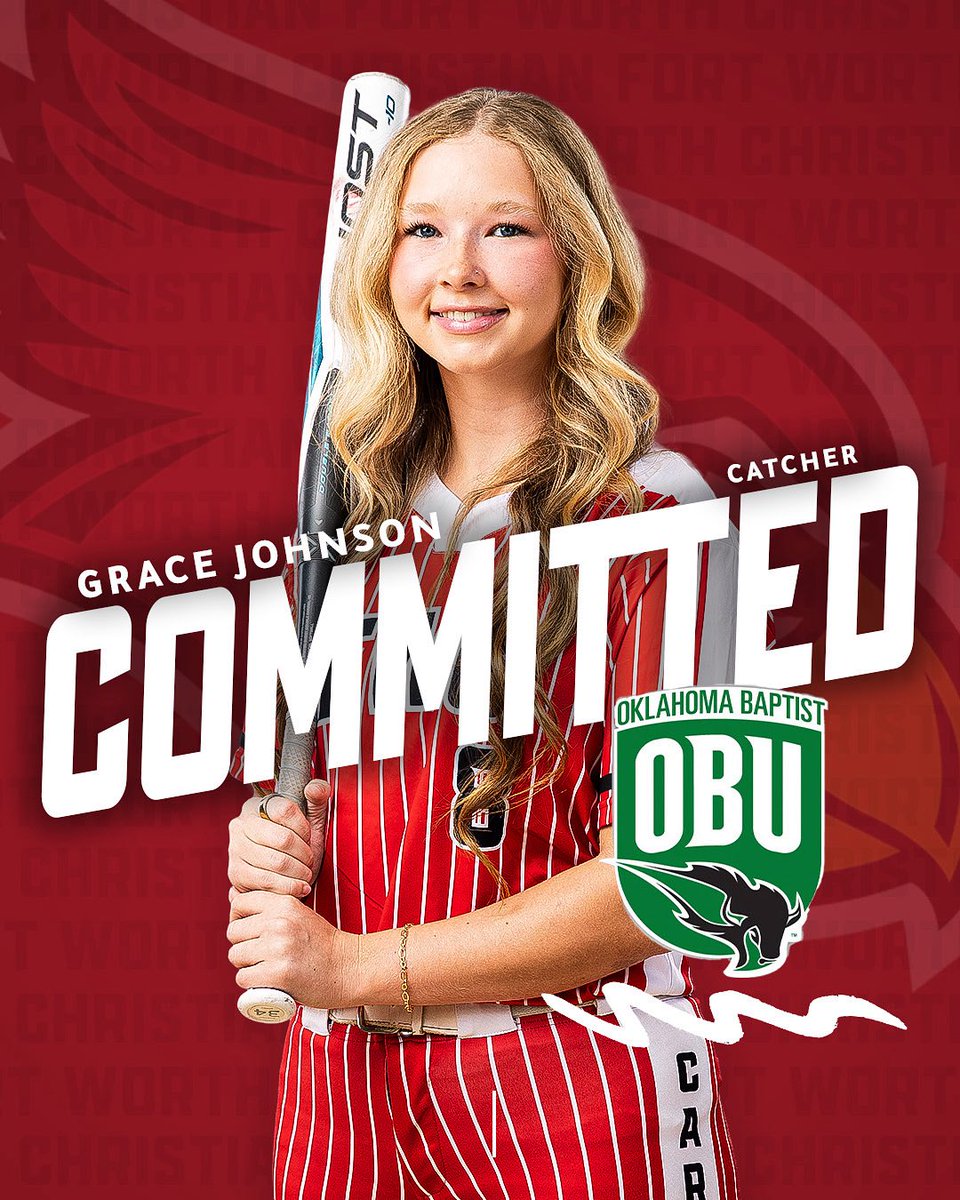 𝐎𝐧 𝐭𝐨 𝐭𝐡𝐞 𝐧𝐞𝐱𝐭 𝐥𝐞𝐯𝐞𝐥. 🤩

Congratulations to Grace Johnson on her commitment to Oklahoma Baptist University!

#GoCards