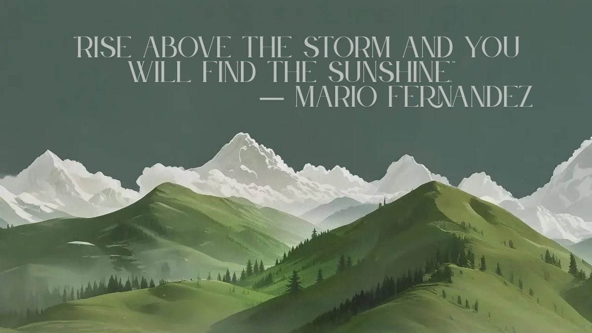 riselifequotes's tweet photo. Life’s challenges are temporary. When you rise above the storm of doubt and hardship, the sunshine of success and peace awaits. Keep pushing forward with strength and hope!

 #RiseAbove #Inspiration #KeepGoing #PositiveVibes #ThursdayThoughts #SeptemberVibes #DailyMotivation https://t.co/txANiMBdwp