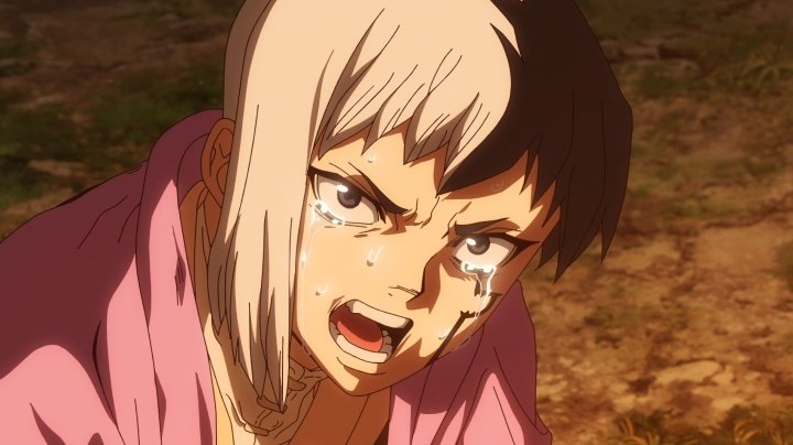 Valchilena's tweet photo. Pensamiento loco mío del SenGen.

Senku se acercó muchísimo a Gen al verlo llorar para que así lo mirará a él y se concentrará en él, así Gen por un momento dejaría de pensar en todo lo malo que estaba pasando.

"Mírame a mí, aquí estoy, todo saldrá bien al final, lo prometo." https://t.co/gPFXmTpyYA
