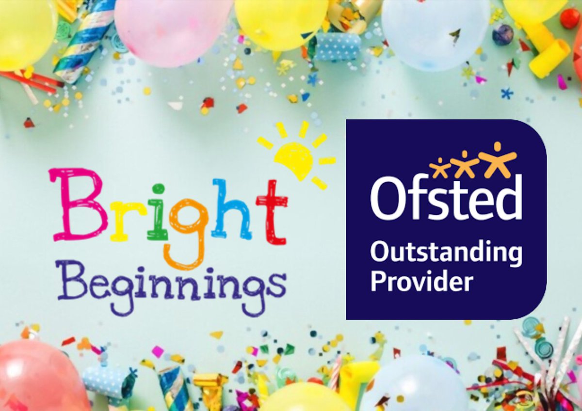 We are delighted to announce that we have received the highest grade in our recent OFSTED inspection! This marks our third consecutive OUTSTANDING grading, which we are extremely proud of!

To read the full report, please click here brightbeginningschildcare.co.uk/news/ofsted/