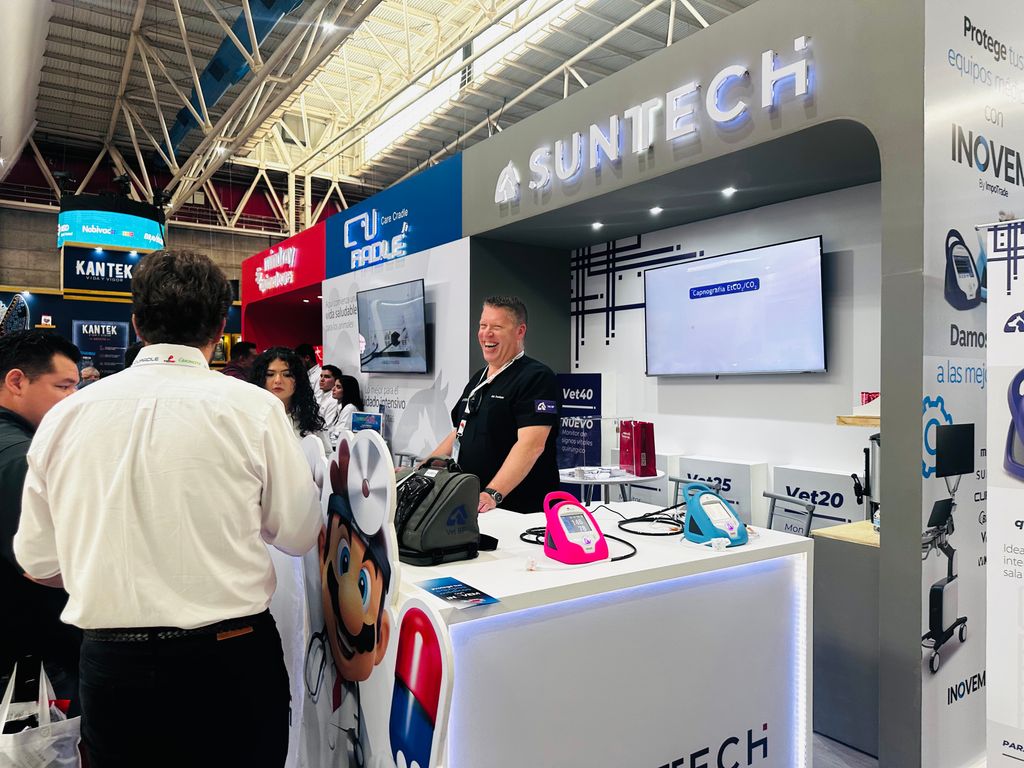 SunTechVetBP's tweet photo. ¡Día 2 en el CVDL 2025 en León!

El Vet40 multiparámetro sigue generando gran entusiasmo.

📍 Pásate por el stand #457 (ImpoTrade) y conoce nuestros monitores en acción.

#CVDL2025 #VetMed #MonitoreoVeterinario #SunTechVet https://t.co/rSaRIvRPqB