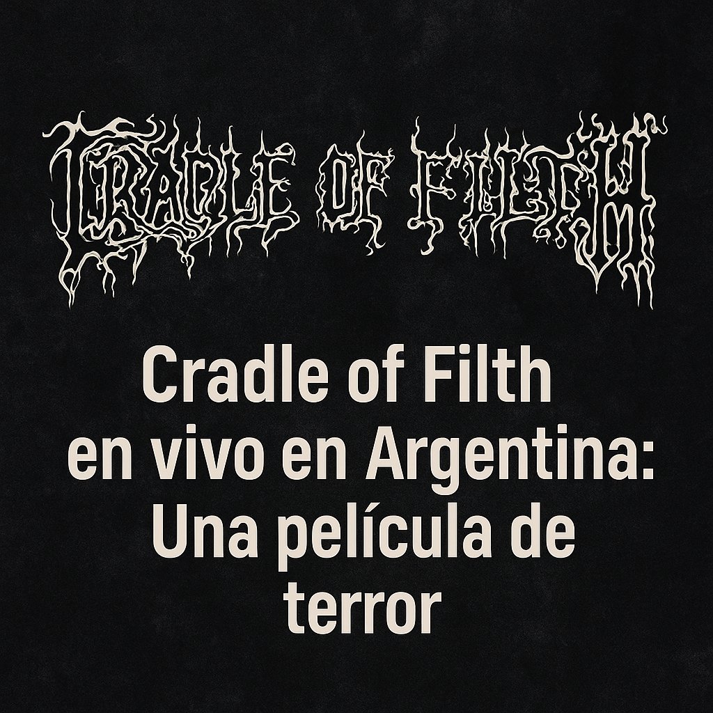 charlicomunica's tweet photo. Cradle of Filth, Dragonauta y UADA convirtieron el Groove en una "película de terror" el 24/8. The Screaming of the Valkyries, Ashok despidiéndose...
👉 Leé la cobertura completa: https://t.co/dvswKYigPK
#CradleOfFilth #Dragonauta #UADA #MetalDaze https://t.co/vOPjANKdi0