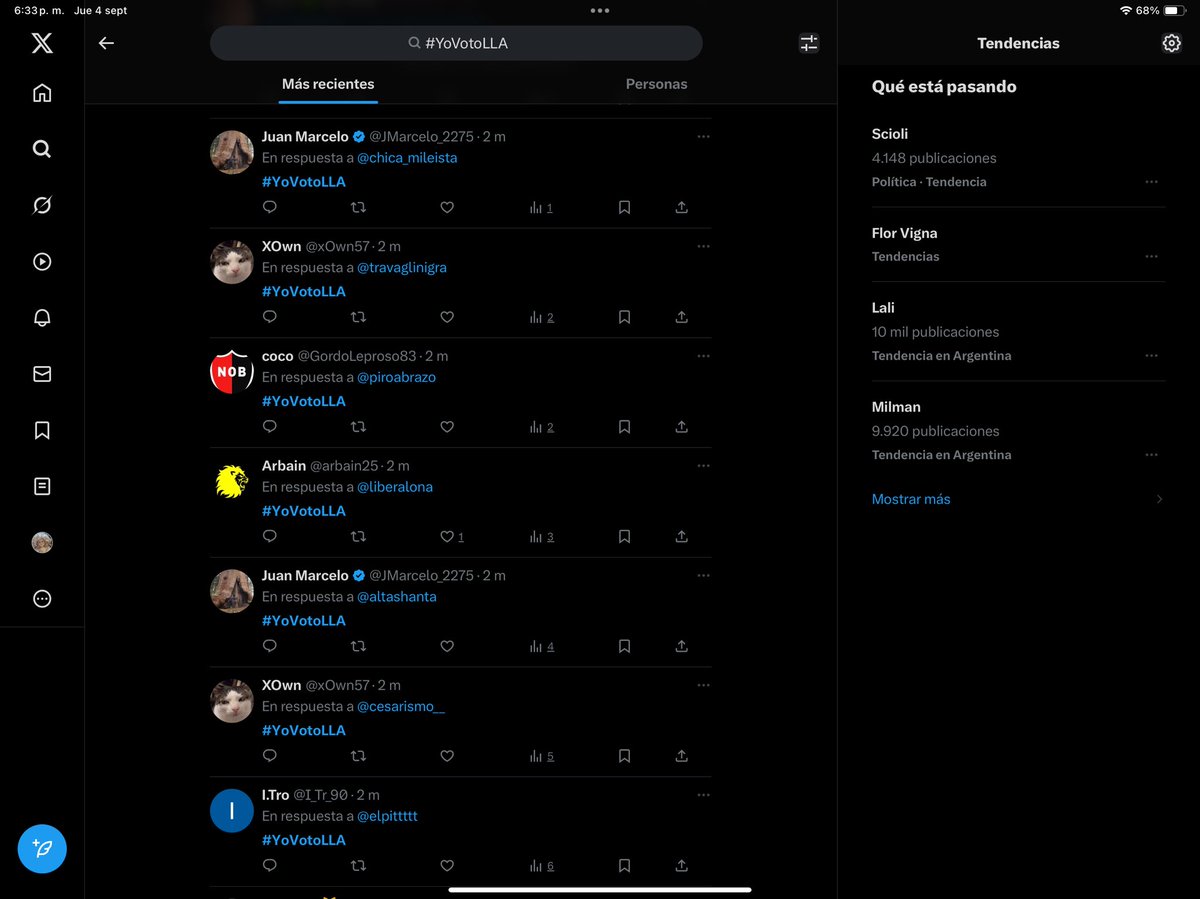 #YoVotoLLA

Son todos trolls liberpajeros