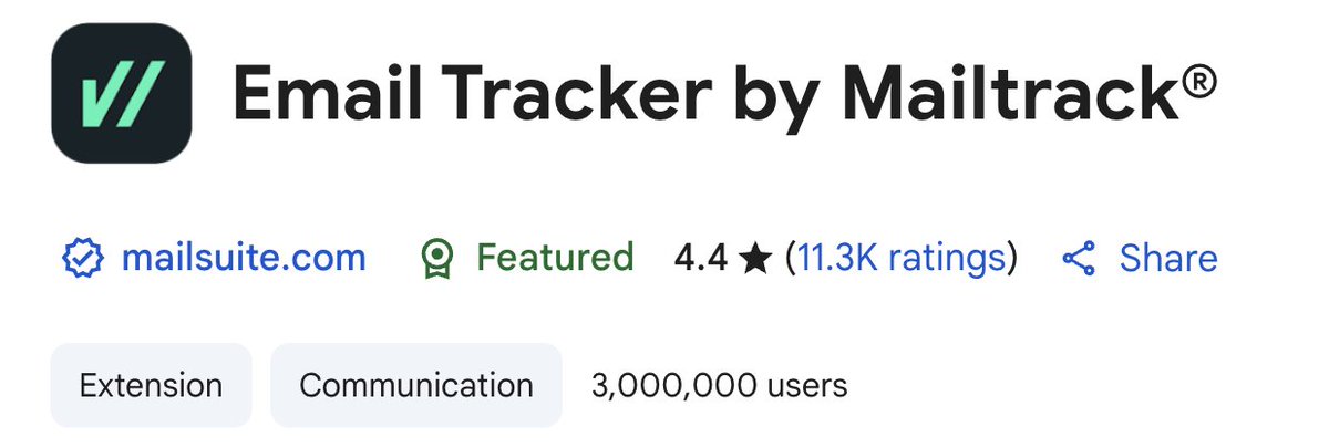 ¡3 millones de usuarios! Mailsuite ha alcanzado hoy la cifra pública de 3 millones de usuarios en la Chrome Web Store.