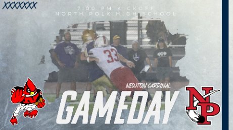 ⚪️⚪️ NEWTON CARDINAL GAMEDAY ⚪️⚪️

Newton vs North Polk
7:00 PM Kickoff
North Polk High School

❄❄❄

#CFLA #REDPRIDE #FN5GL #Sweepstakes
@newtoncardsfb <a href="/TMobile/">T-Mobile</a> 
🏈