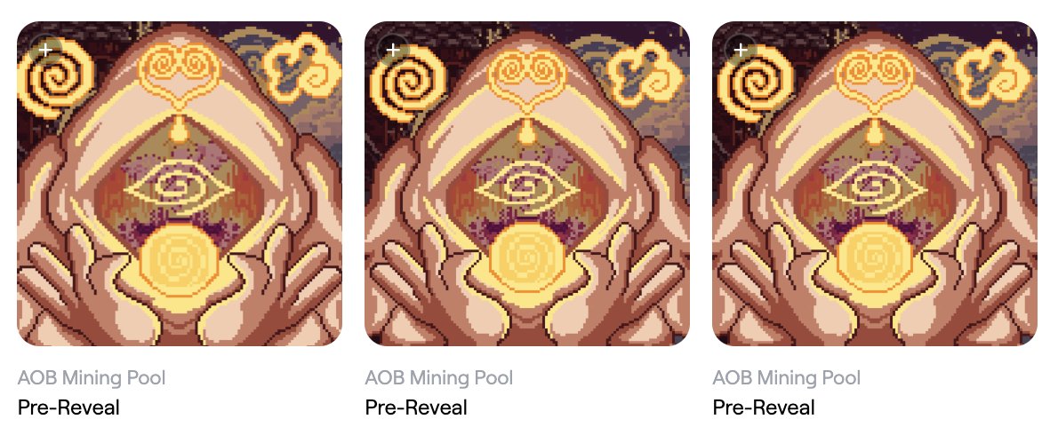 Claimed mine <a href="/AOBMiningPool/">AOB Mining</a> nfts comfy hold 👁️