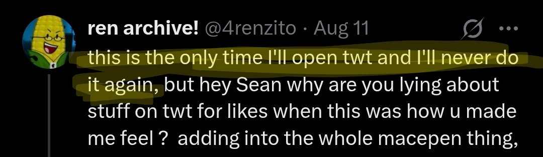 corntism's tweet image. so we&apos;re just lying now huh 😭😭 get off the fucking internet you took advantage of vulnerable people and groomed people you are so fucking gross