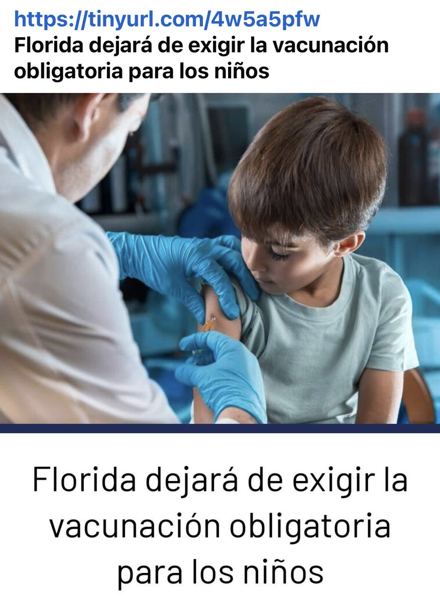 Florida, EEUU, tendrá una generación de niños sanos y protegidos por sus padres o pediatras, que serán oídos.