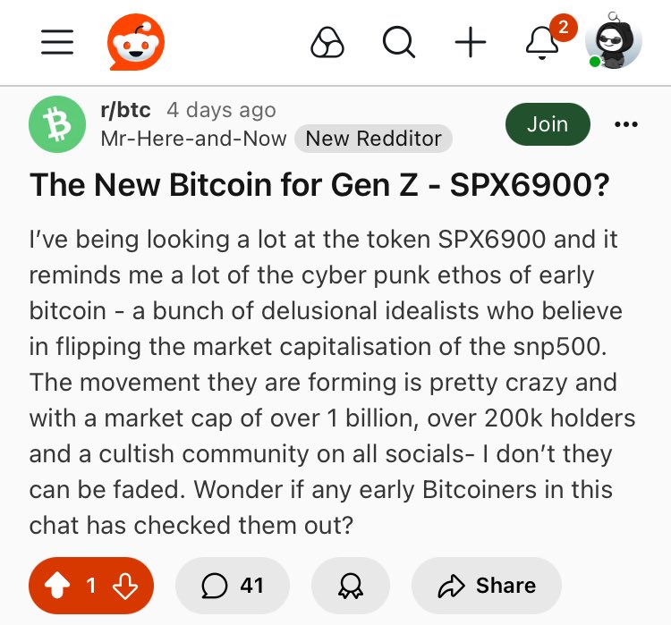 Join the conversation.

Shall we discuss flipping the stock market, my valued interlocutor?

#SPX6900 #Reddit