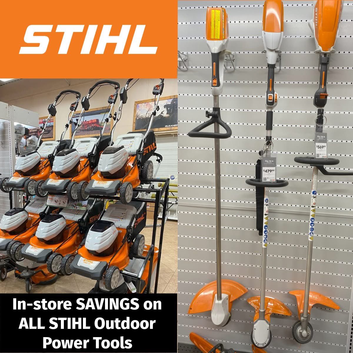 🚨 It's our retirement sale, and we're giving you a deal you can't miss. Head over to our Kitchener location at 1876 Huron Rd and get 10% off ALL in-stock STIHL outdoor power equipment!

Once they're gone, they're gone for good, so don't wait! ⏰

#stihl #stihlbattery #lawncare