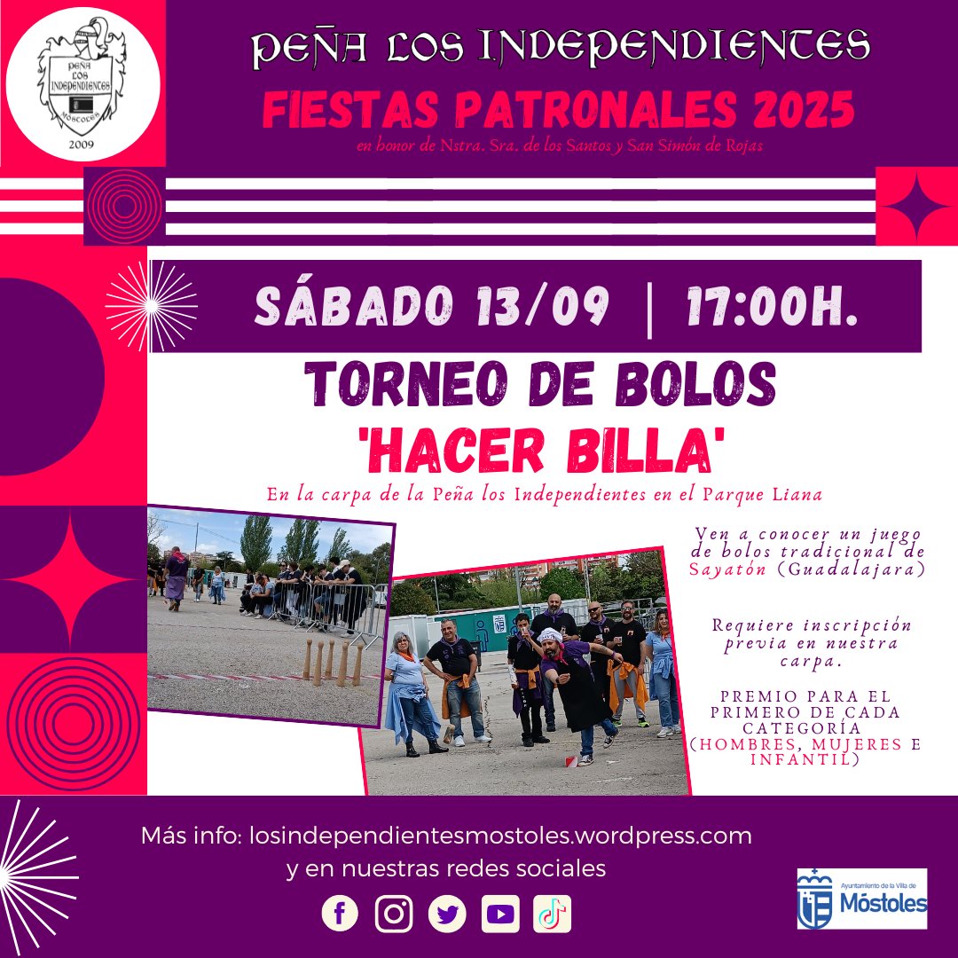 PEÑA LOS INDEPENDIENTES MÓSTOLES tweet media