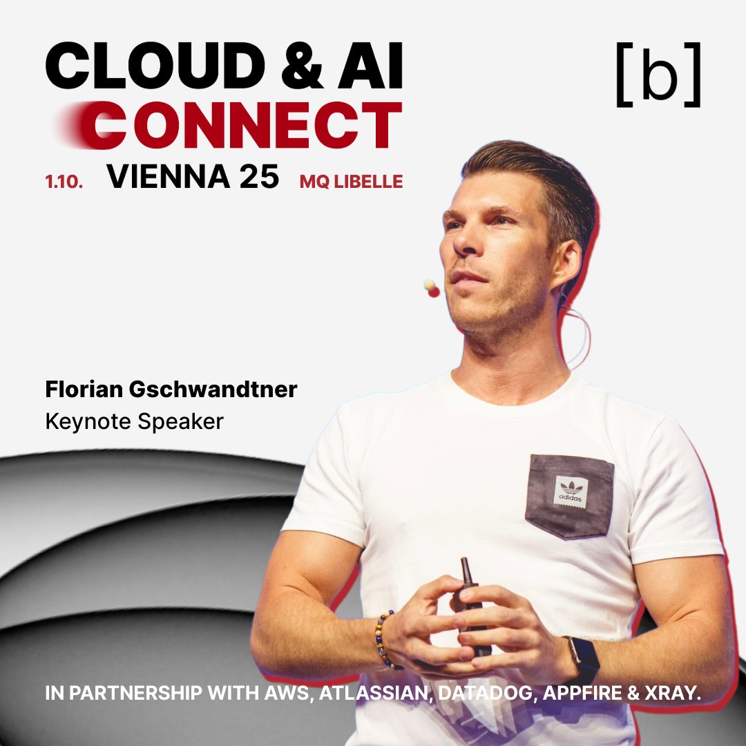 ByteSourceNet's tweet image. Excited to welcome Runtastic co-founder Florian Gschwandtner as keynote at Cloud &amp;amp; AI Connect Vienna ’25! 🎤 Leadership &amp;amp; AI Applications – Oct 1, MQ Libelle.

🚀  Free tickets: zurl.co/3kl6t

More on Florian: zurl.co/EqP78  

#CloudAIConnect #AI #Vienna