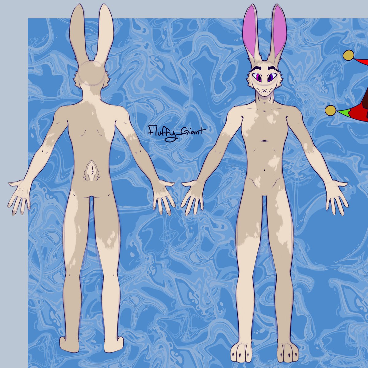 giant_fluffy's tweet image. A finished #referencesheet :3
This goofy goober is a Jackrabbit named Jackal/Jack. He is not an oc of mine cause this piece was #commissioned (which are open)!!