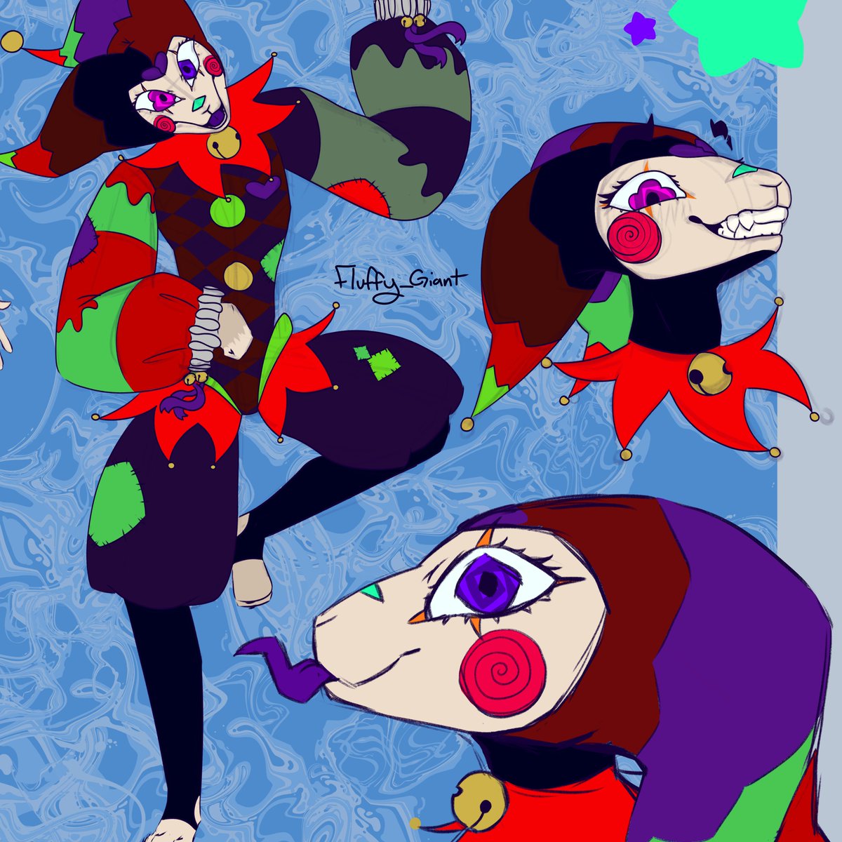 giant_fluffy's tweet image. A finished #referencesheet :3
This goofy goober is a Jackrabbit named Jackal/Jack. He is not an oc of mine cause this piece was #commissioned (which are open)!!