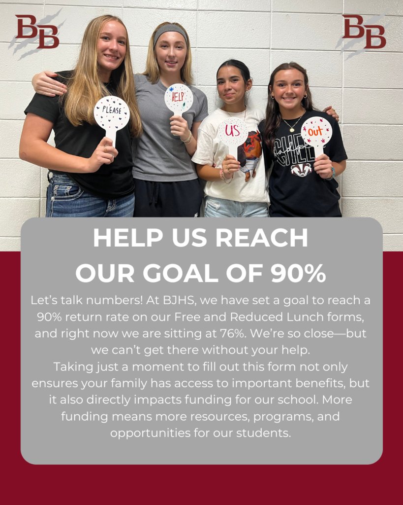 Please Help Us Reach Our Goal of 90% 
Here is  the link👉 secure.ezmealapp.com/FreeReducedApp…