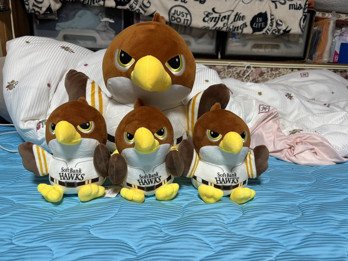 非売品 6等 鷹 タカぬいぐるみ（小） 二個セット 福岡ソフトバンク