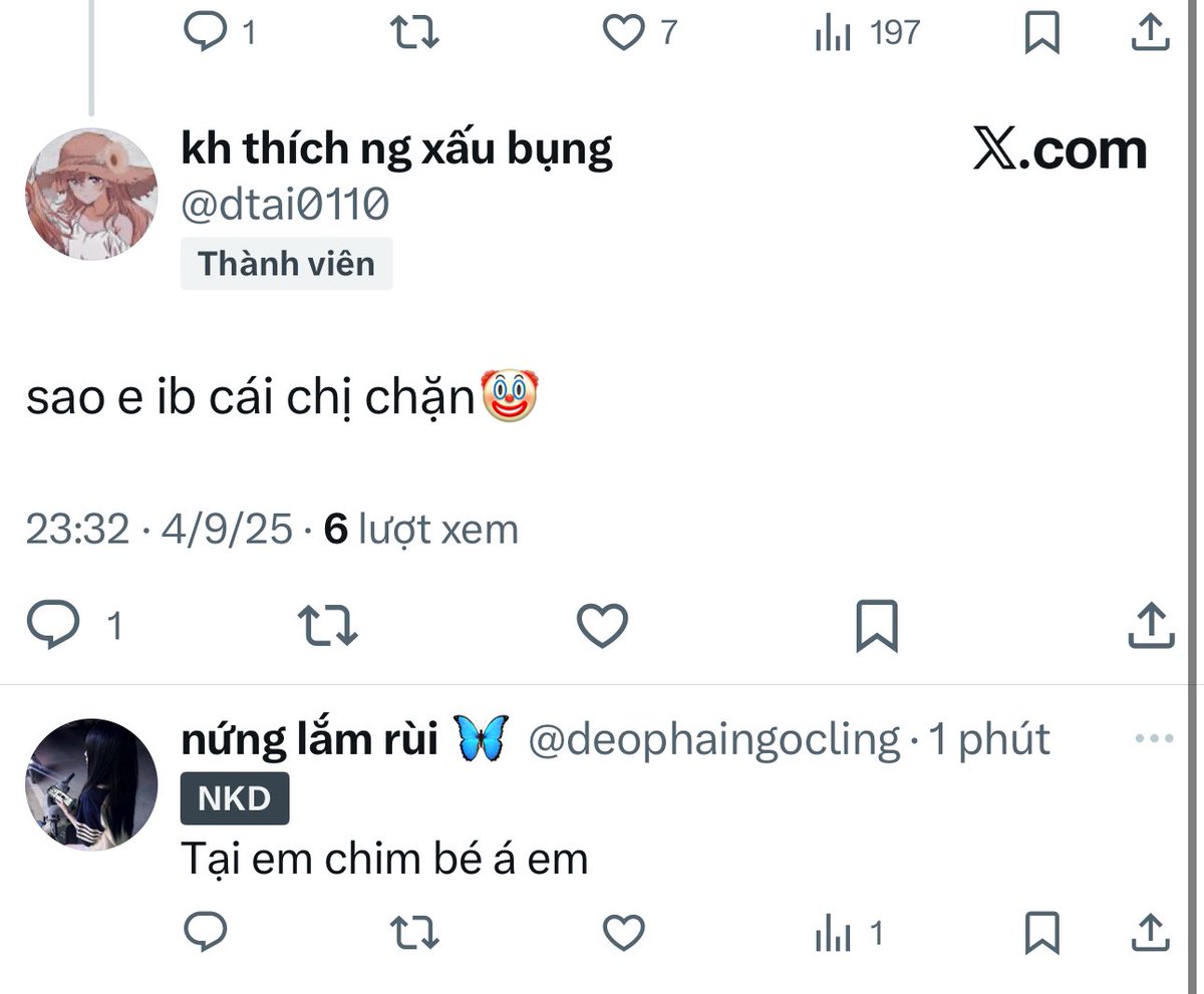 nứng lắm rùi 🦋 tweet media