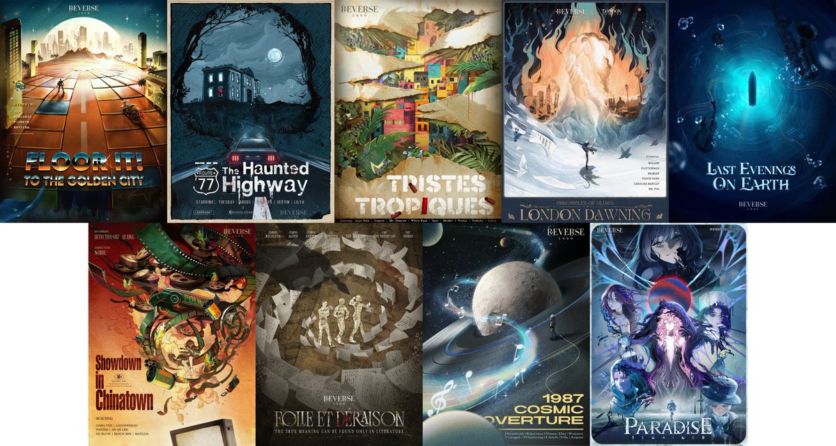 yatagarasu_meru's tweet image. Reverse: 1999 2.0 Series Posters (Global)