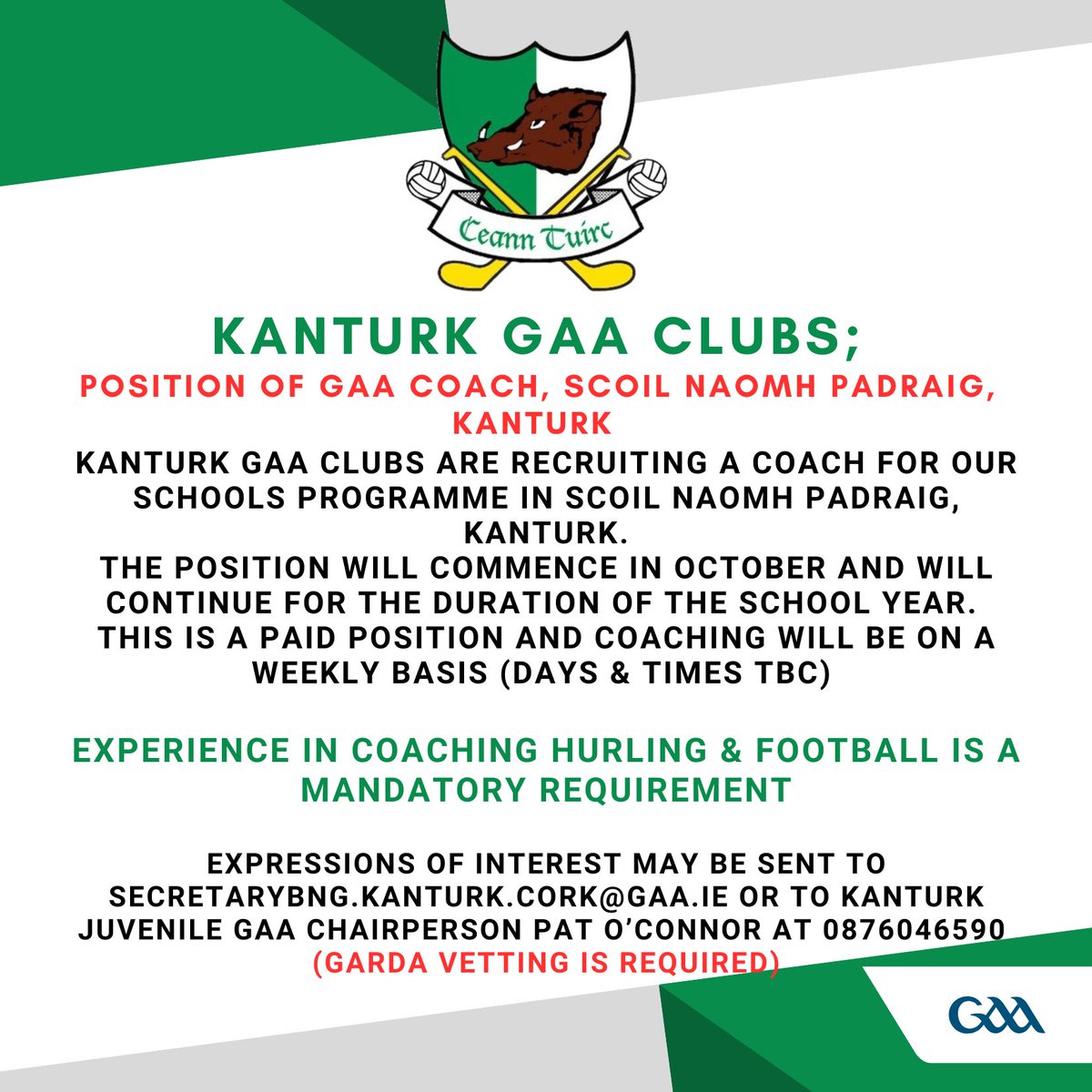 Kanturk GAA tweet media