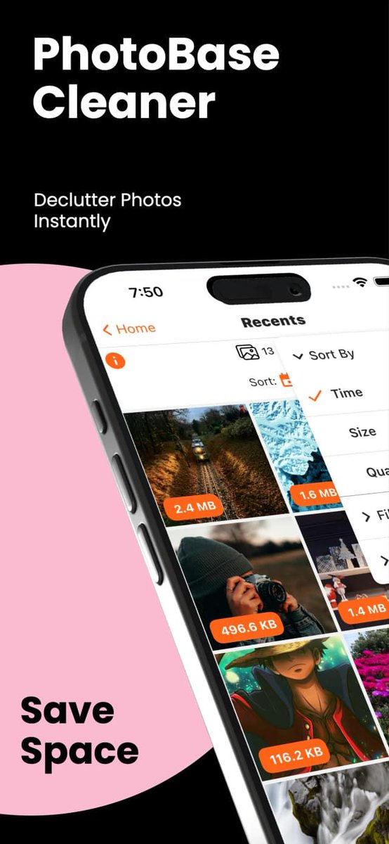 ThePhotoBase's tweet photo. ✨ Just launched: PhotoBase Cleaner ✨

Tired of endless scrolling, and reviewing your photos one by one? Are you running out of space in your Photos Library? This new app uses AI to quickly spot your best shots and clean up the rest. https://t.co/zAXDmCIa6G