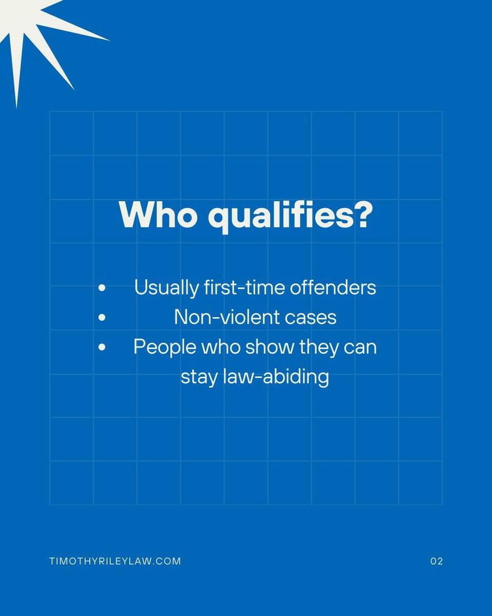 TimothyRileyLaw's tweet image. Did you know some criminal cases can be paused and even dismissed?
That’s what Diversion is. If you qualify, it means a chance to keep your record clean.
Talk to an attorney to see if Diversion applies to your case. 
#CriminalDefense #DiversionProgram #KnowYourRights #LegalHelp
