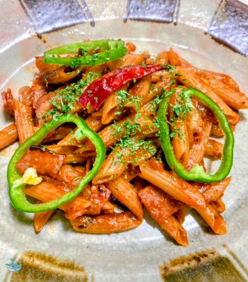 悪魔😈になり切れなかった
😈🍅パスタ🍝💨
👼🏻天使強めでww
ペンネver